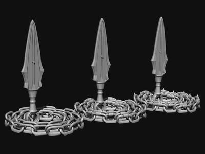 Chain Kunai Set D