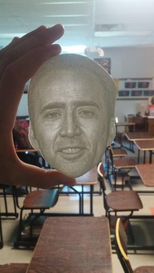 Nicolas Cage Lithophane