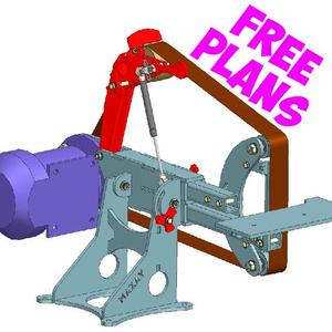 2x72 belt grinder [DIY with free plans]