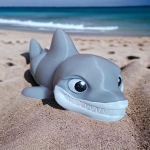 MINI FLEXI ARTICULATING SHARK ( SUPPORT FREE )