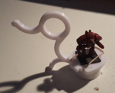 model holder for painting