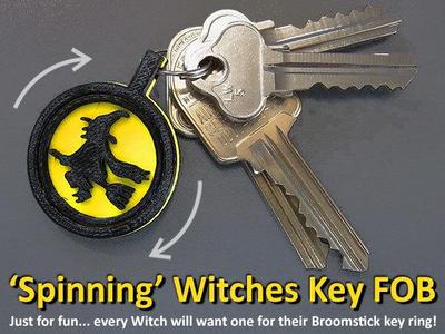 Spinning Witches Key FOB