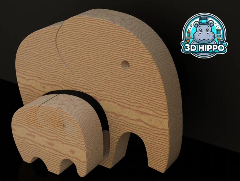 Elephant Nesting Toy   