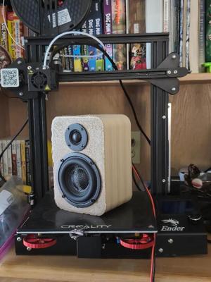 NEWBIE'S Open Speaker (3.5 + 1 inch version) HiFi Bookshelf Speakers, Speaker enclosures   
