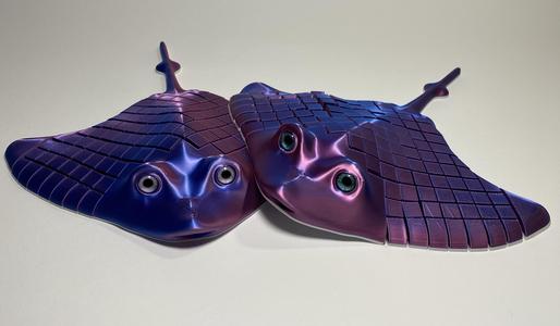 FLEXI ARTICULATED MANTA RAY - INSPIRED BY ANIMATED RAY CHARACTERS