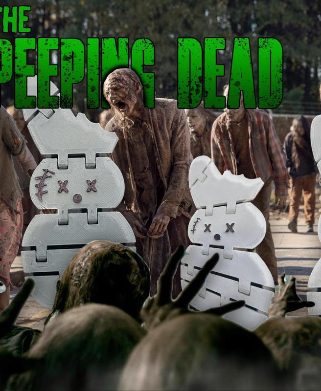 Zombie FLEXI Peep Bunny and Chick