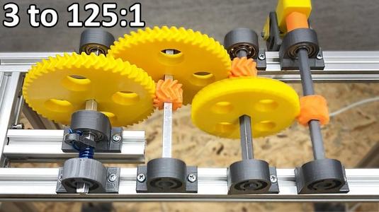 High Torque Modular Gearbox- 3...125 : 1 Gear Ratios
