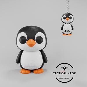 Flexy Penguin Figurine + Keychain 