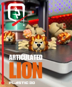 Articulated Lion – King of the Print Bed!
