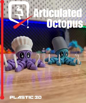 Articulated Octopus Chef
