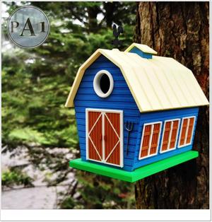 THE BARN! - CUTE RUSTIC BIRDHOUSE