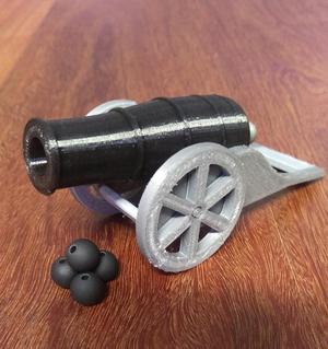 Toy Cannon Spring powered.