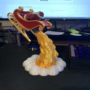 Santa Sleigh Rocket Ship