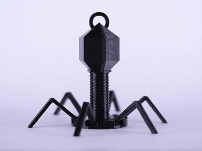 Articulated Bacteriophage Desk Toy/Keychain   