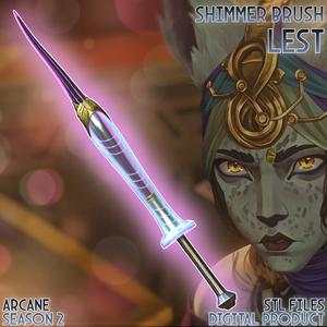 Vastaya Lest (Mel's Spy) Cosplay Shimmer Brush Arcane League of Legends