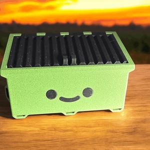 KAWAII MINI DUMPSTER, FLEXI, CUTE, FUNNY, ANIME