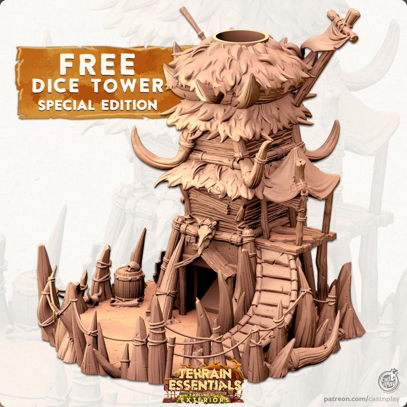 FREE SPECIAL EDITION DICE TOWER (Pre-Supported)