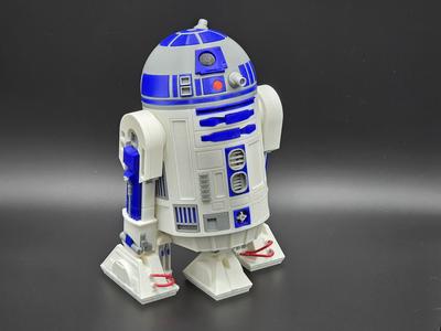 R2D2 Astromech Droid Model (Color Divided, Fully 3D-Printed) - US Water Rockets
