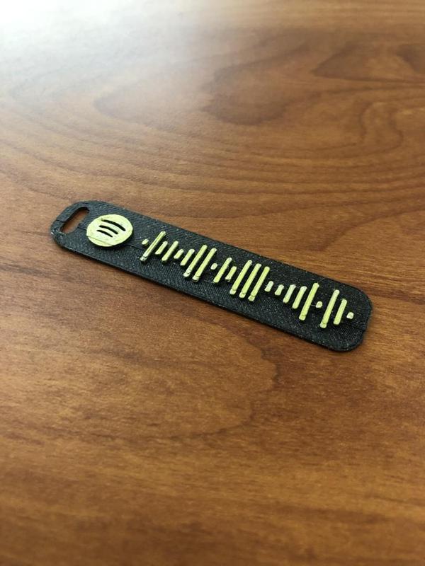 Spotify Code Keychain