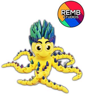  Articulated Crystal Octopus | Flexi Crystal Octopus