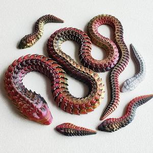 Articulated snake - new design from small keychain up to the Elegoo Giga Storm version!!!