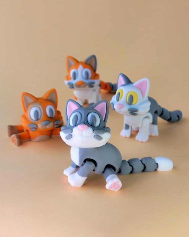 Purry - Cute Flexi Cat with Bonus Box!