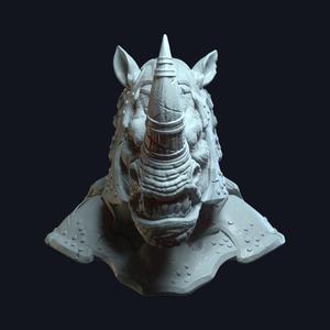 Rhinheart v6 Action Figure Head
