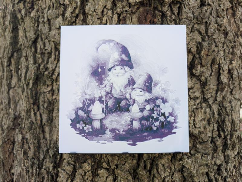 Gnome Life - Nighttime Stroll Filament Painting