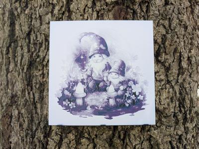 Gnome Life - Nighttime Stroll Filament Painting