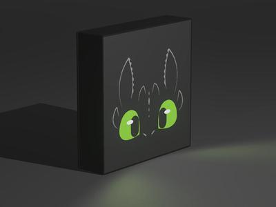Toothless Illuminated Sign