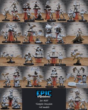 Vampire Invasion Set / Undead & Castle Encounter / Blood Bat Collection / Pre-Supported