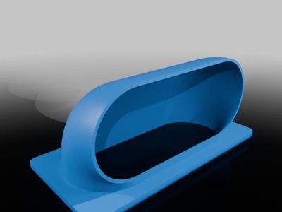 Model aeroplane air intake