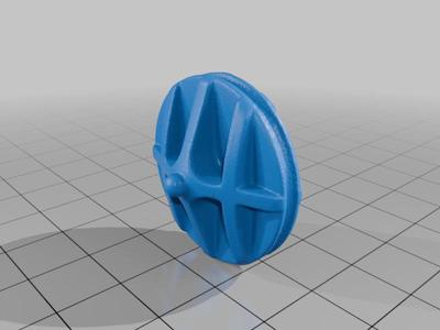 Roller blind pulley