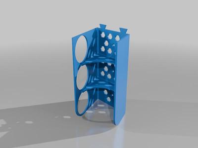 Modular spray paint can racks