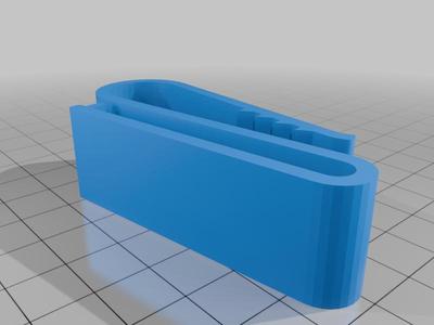 GroovyGrip - Car Visor Clip for Sunglasses (ABS-Printable, Snap-Fit Design)