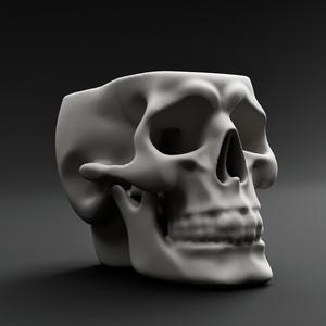 Skull Vase