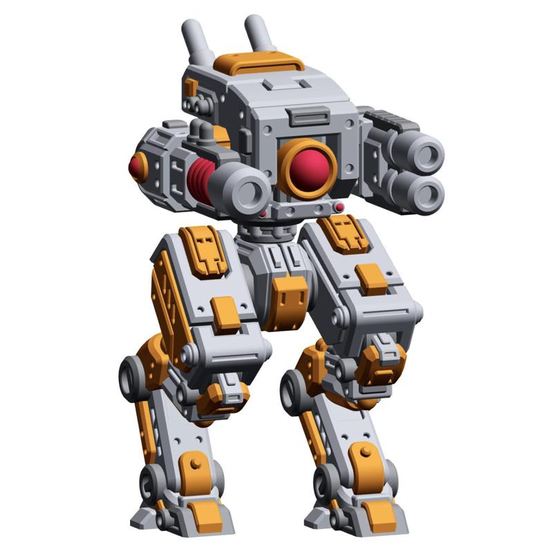 Mech Forge Cricket Miniature – Sci-Fi Mech for Tabletop Wargames