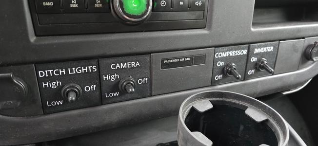 Chevy Express Van 08-14 Dash Inserts for Switches