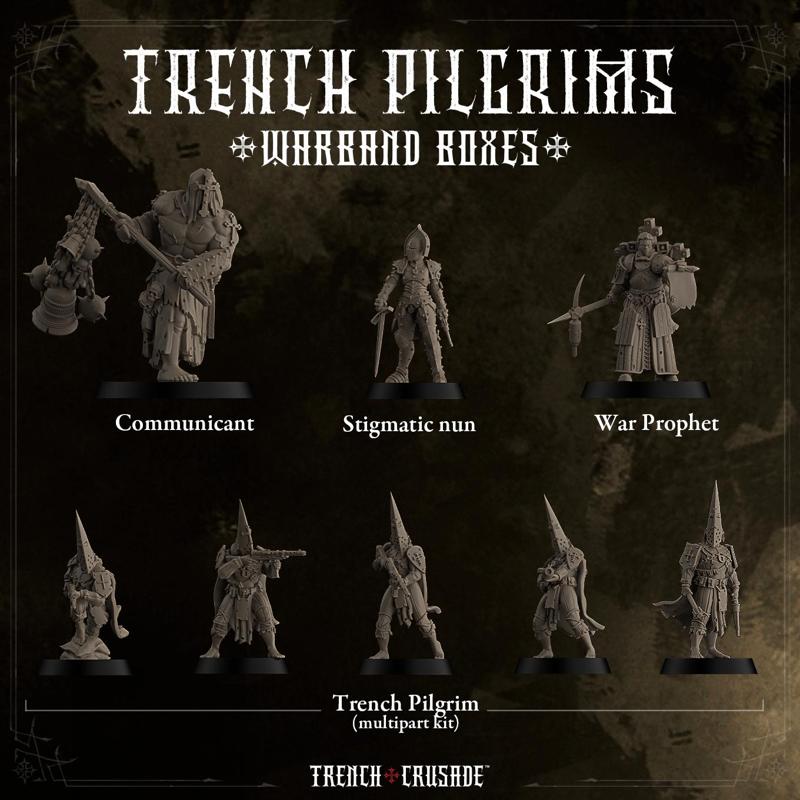 Trench Crusade - Trench Pilgrims Warband