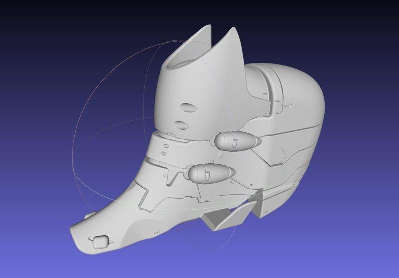 Evangelion Rebuild Unit 02 Head Replica