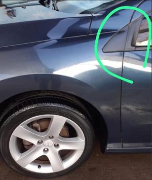 Peugeot 408 2012 side mirror panel
