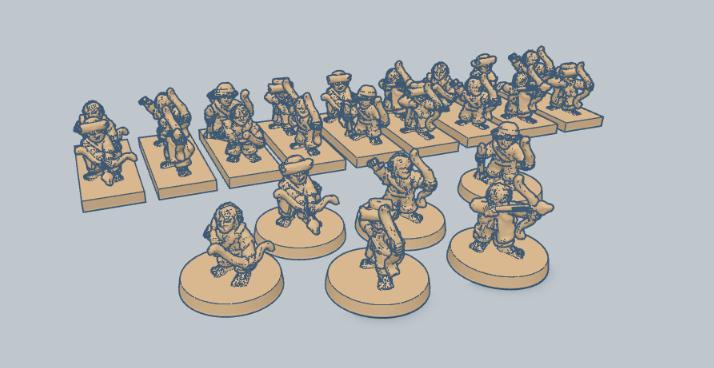 Hobbit Archers 10mm Scale/Warmaster