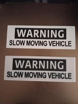 Warning Sign - Slow Moving Vehicles