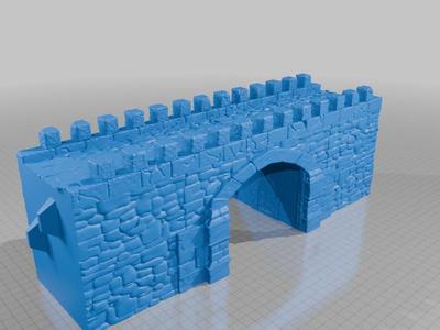 Modular Stone Wall and Towers