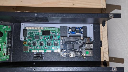 Wanhao Duplicator i3 (Monoprice Maker Select V2) electronics adapter plate/bracket