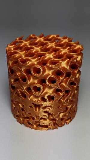 SSurface to Gyroid Transition Cylinder