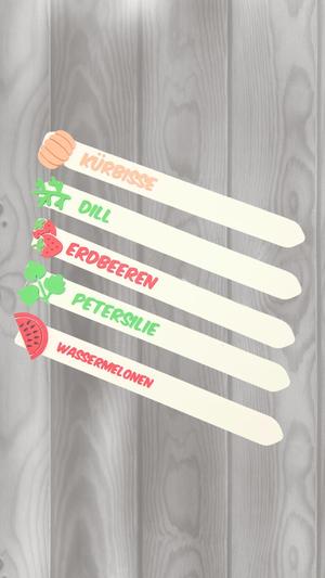 Pflanzen Sticks, Pflanzen Schilder Deutsch German