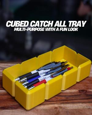 Cubed Catch-All Tray – Fun, Functional Desktop Organizer 