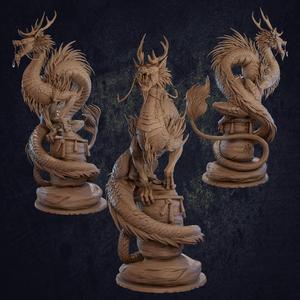 Shadow Swift Dragon - Presupported