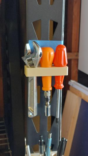 3-Hole Assorted Tool Holder For Kobalt Heavy Duty Shelving Post